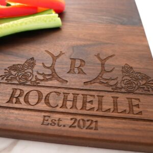 Wedding Gifts for Couple - Personalized Cutting Boards Unique Wedding Gifts Bride & Groom - Thoughtful Wedding Gifts Engraved Cutting Boards - Personalized Wedding Gift - Custom Cutting Board