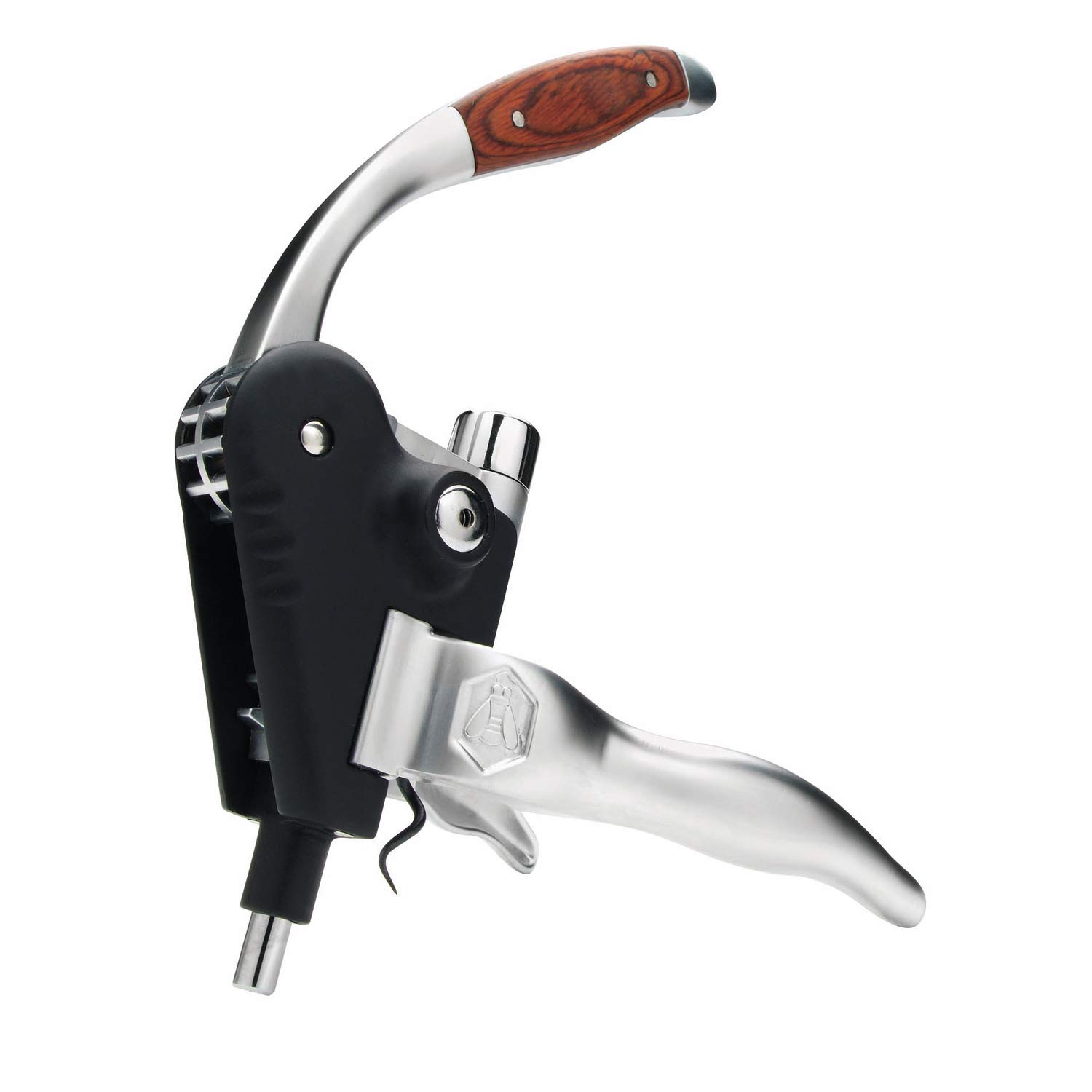 Laguiole metal and wood corkscrew