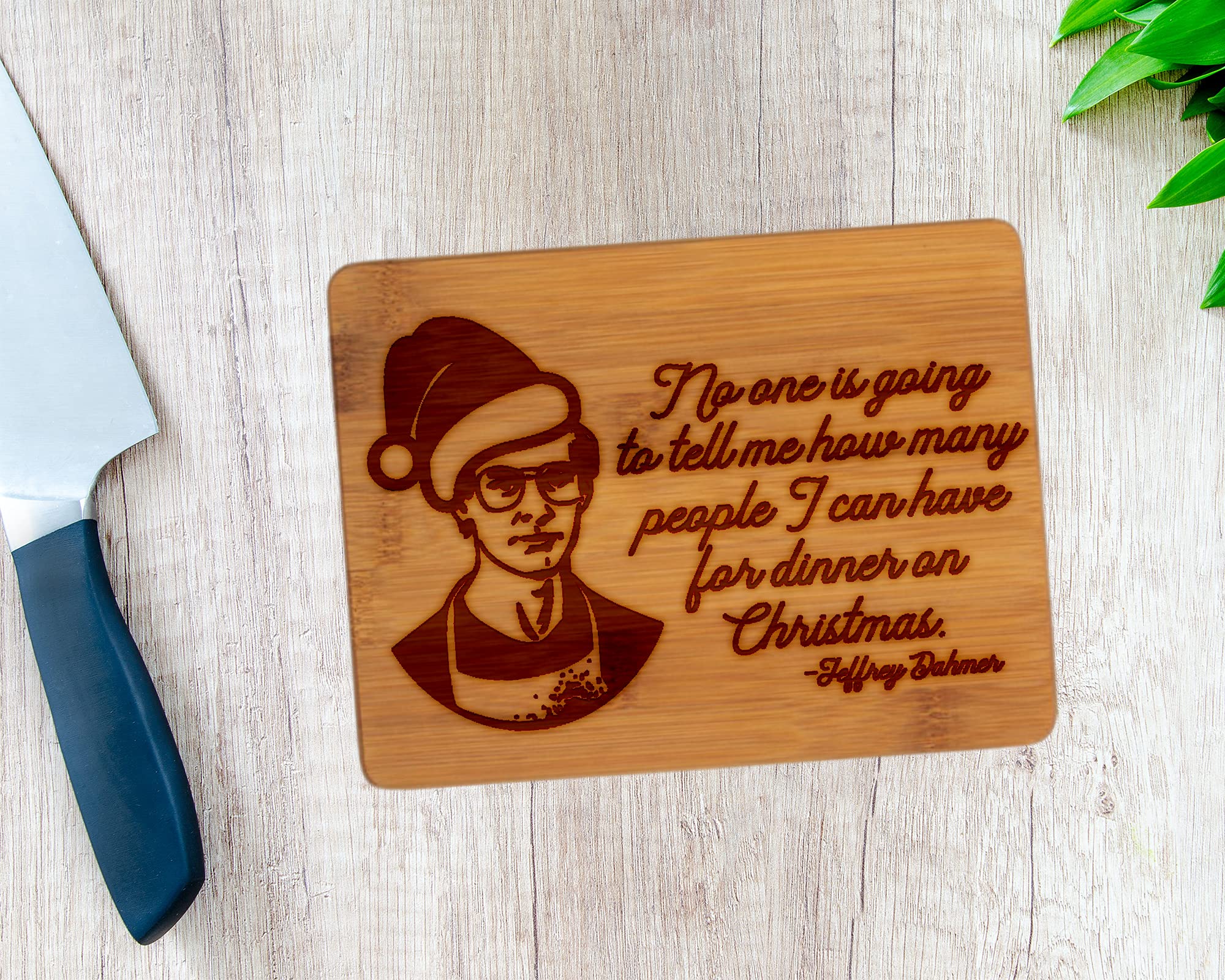 Jeffrey Dahmer Cutting Board - Gift for Her - True Crime - Serial Killer - Crime Junkie - Horror Gift - Murderer - Housewarming Gift