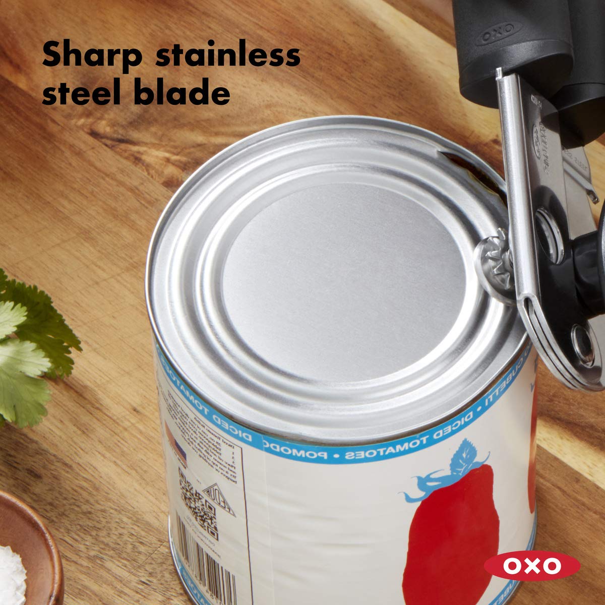 OXO Good Grips Plastic Carving & Cutting Board and OXO Good Grips Soft-Handled Manual Can Opener