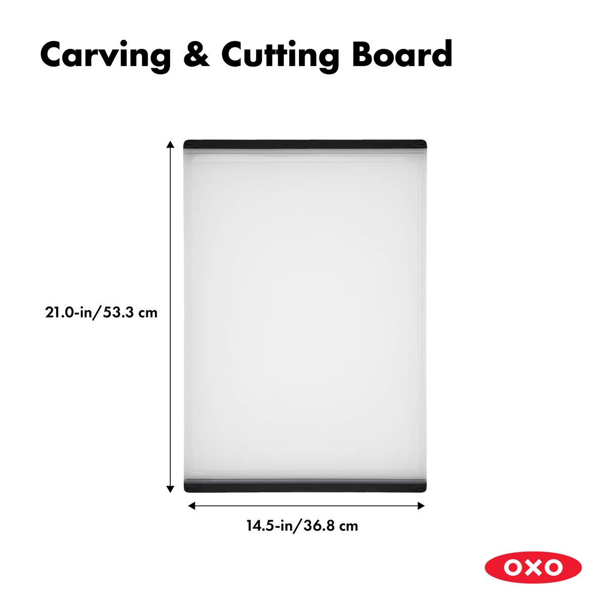 OXO Good Grips Plastic Carving & Cutting Board and OXO Good Grips Soft-Handled Manual Can Opener