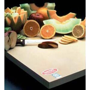 teknor apex 157651 restaurant rubber cutting board 12"wx18"d, 3/4" thick
