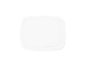 epicurean cutting board with removable silicone corners, 11.5" by 9", white