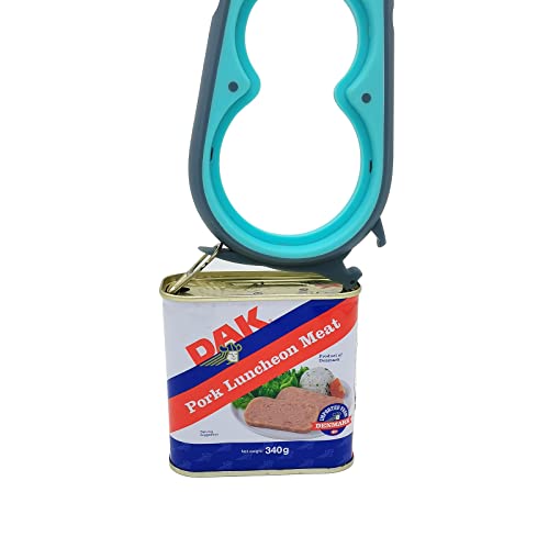 Otstar Jar Opener Bottle Opener and Can Opener for Weak hands, Seniors with Arthritis and Anyone with Low Strength, Mutil Jar Opener Get Lids Off Easily (Blue and Grey)