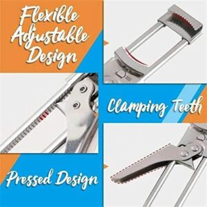 Master Opener Adjustable Jar & Bottle Opener, Adjustable Multifunctional Stainless Steel Can Opener Jar Lid Gripper, Manual Jar Bottle Opener Kitchen Accessories (1PCS)