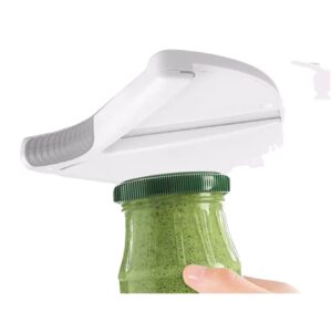 jar opener - perfect kitchen gadget for seniors and those with weak hands or arthritis - under cabinet mountable with adjustable grips for all jar and bottle sizes"