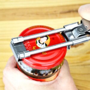 Jar Opener for Weak Hands, Adjustable Stainless Steel Can Opener, Jar Gripper Tight Lid Opener, Kitchen Gadgets, Easy Jar Opener for the Elderly and Children (A)