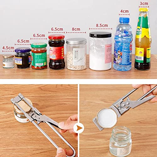 Master Opener Adjustable Jar & Bottle Opener,Jar Opener For Weak Hands,Adjustable Stainless Steel Can Opener,Kitchen Gadgets,Jar Gripper Tight Lid Opener(1PCS)