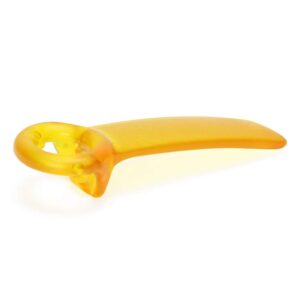 brix original easy jar key opener, great for kids and arthritis and carpal tunnel sufferers, frosted yellow