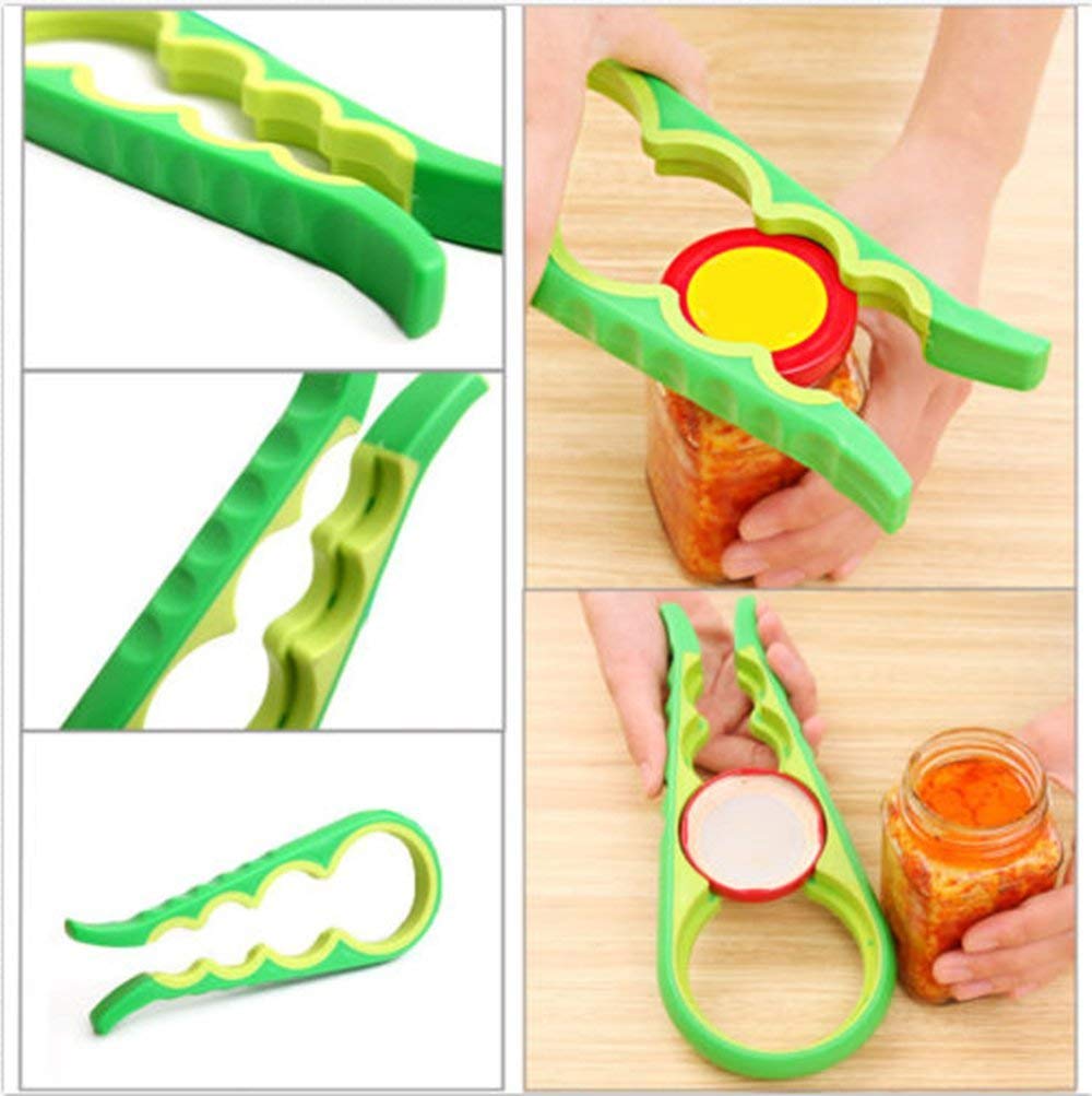 2 pcs Multi-Purpose Colourful Adjustable Rubber Strap Wrench Grip/Tighten Bottle Jar Can Opener for Small Hands, Seniors or Anyone Who Suffers from Arthritis