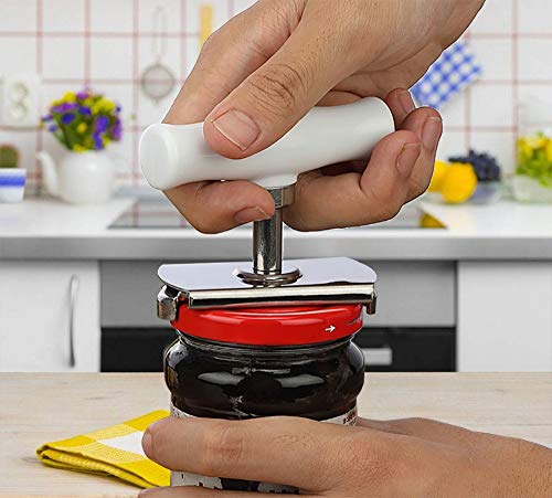 Jar Opener for Weak Hands - Powerful Lid and Stainless Steel Jar Quick Opening for Cooking & Everyday Use , Adjustable Jar Opener for Seniors Arthritis Women Children Elderly