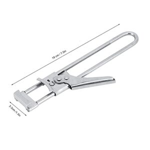 Adjustable Jar Opener for Arthritis, Stainless Steel Can Opener Bottle Jar Lid Gripper Household Kitchen Tool V TOWER