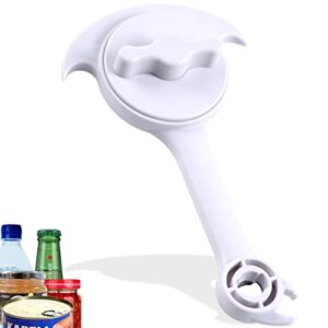 Jar Opener for Weak Hands Seniors Arthritis Bottle Cap Opener Lid Opener Labor-saving | Multifunctional | Adjustable | Anti-slip | Handheld (White)