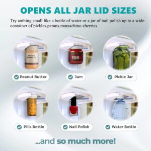 Under Cabinet Jar Opener,Opens Any Size Jar - Effortless Jar Opener,Great for Seniors & Weak ands or Arthritic Hands