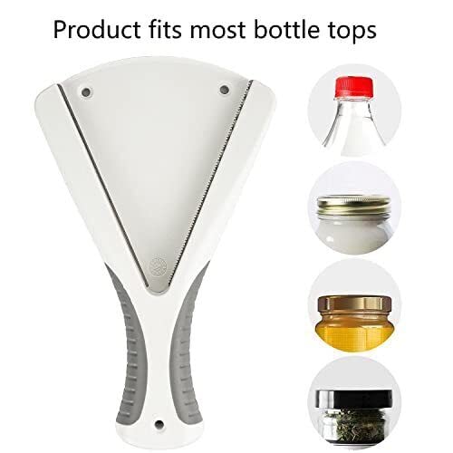 Ophaq Jar Opener, Jar Bottle Opener, Jar Lid Opener Tool, Jar Lid Opener for Seniors & Weak Hands, Under Cabinet Jar and Bottle Opener Tool, Jar Opener for Weak Hands Or Seniors With Arthritis