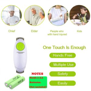 Electric Jar Opener for Weak Hands, Automatic Jar Openers for Kitchen Battery Operated Jar Opener Safety Kitchen Gadget One Touch Can Opener Hands Free Jar Openers Prime for Seniors with Arthritis