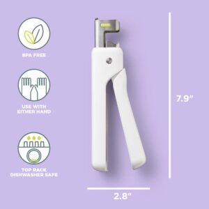 Chef'n Multi-Size jar Opener, Ambidextrous, Baking White