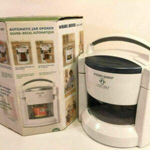 Black Decker Lids Off Automatic Jar Opener White Model JW200 Original Box