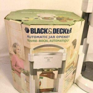 Black Decker Lids Off Automatic Jar Opener White Model JW200 Original Box