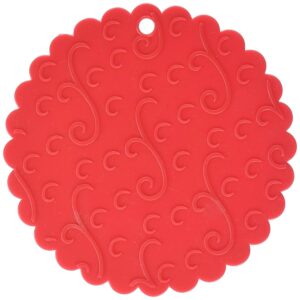 Norpro Grip Silicone Jar Opener Potholder Trivet Red Non Slip Grip 566 (2-Pack)