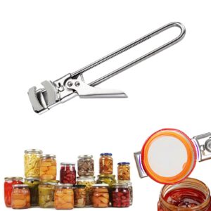 fullofcarts jar opener - adjustable multifunctional stainless steel can opener jar lid gripper - jar opener for weak hands, senior arthritis (1pcs)