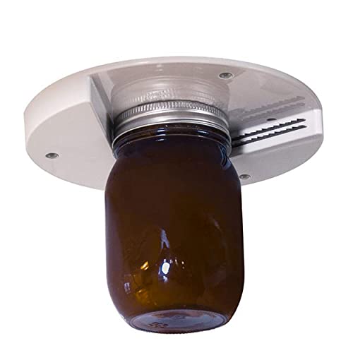 Paradmas Jar Opener for Weak Hands, Under Kitchen Cupboard Jar Lid and Bottle Cap Opener, Easy Under Table Opener and Bottle Opener to Easily Open Any Size Jar