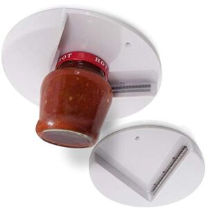 reybelola under cabinet jar opener, under counter can jar bottle opener opens any size of lid