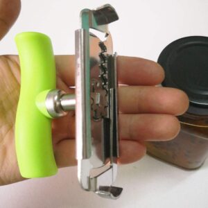 S-Shaped Handle Arthritis Jar Opener Stainless Steel Lids Off Jar Opener-Jar Opener Multifunction Adjustable for 1-4 inches Bottle Can