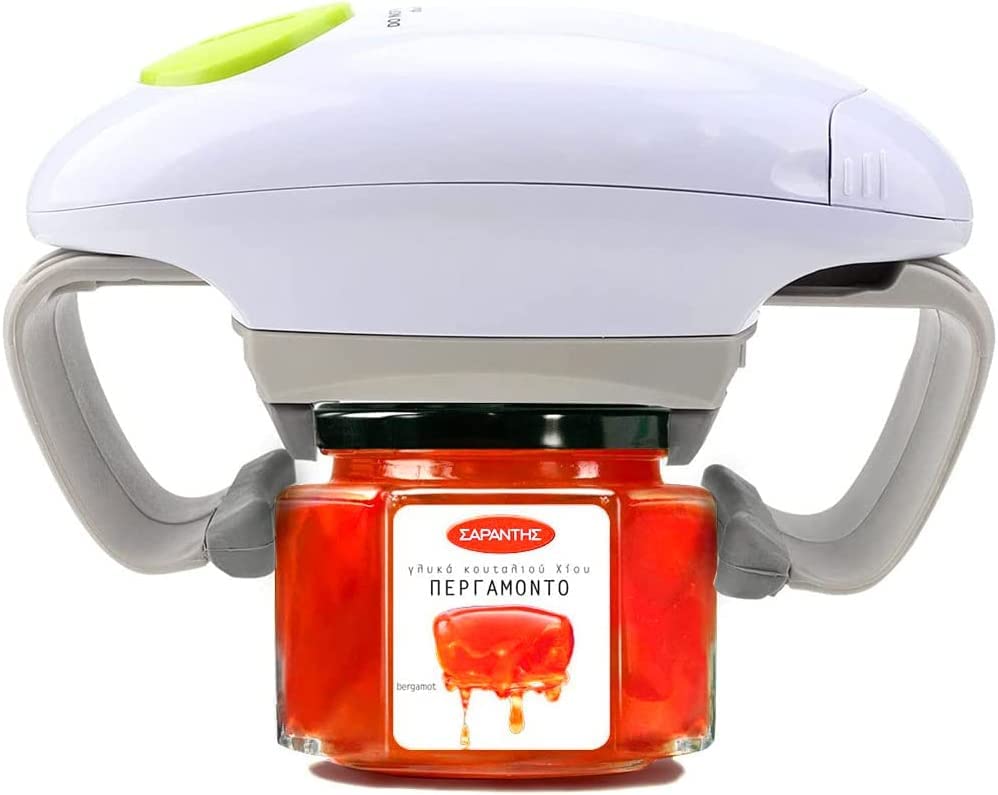 Electric Jar Opener for Weak Hands, one touch automatic deluxe jar opener for seniors with arthritis, chef, Hand Injury and children, for all kinds of Jars