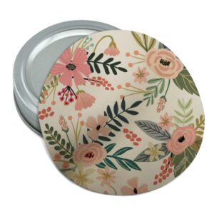 flowers in a french garden round rubber non-slip jar gripper lid opener