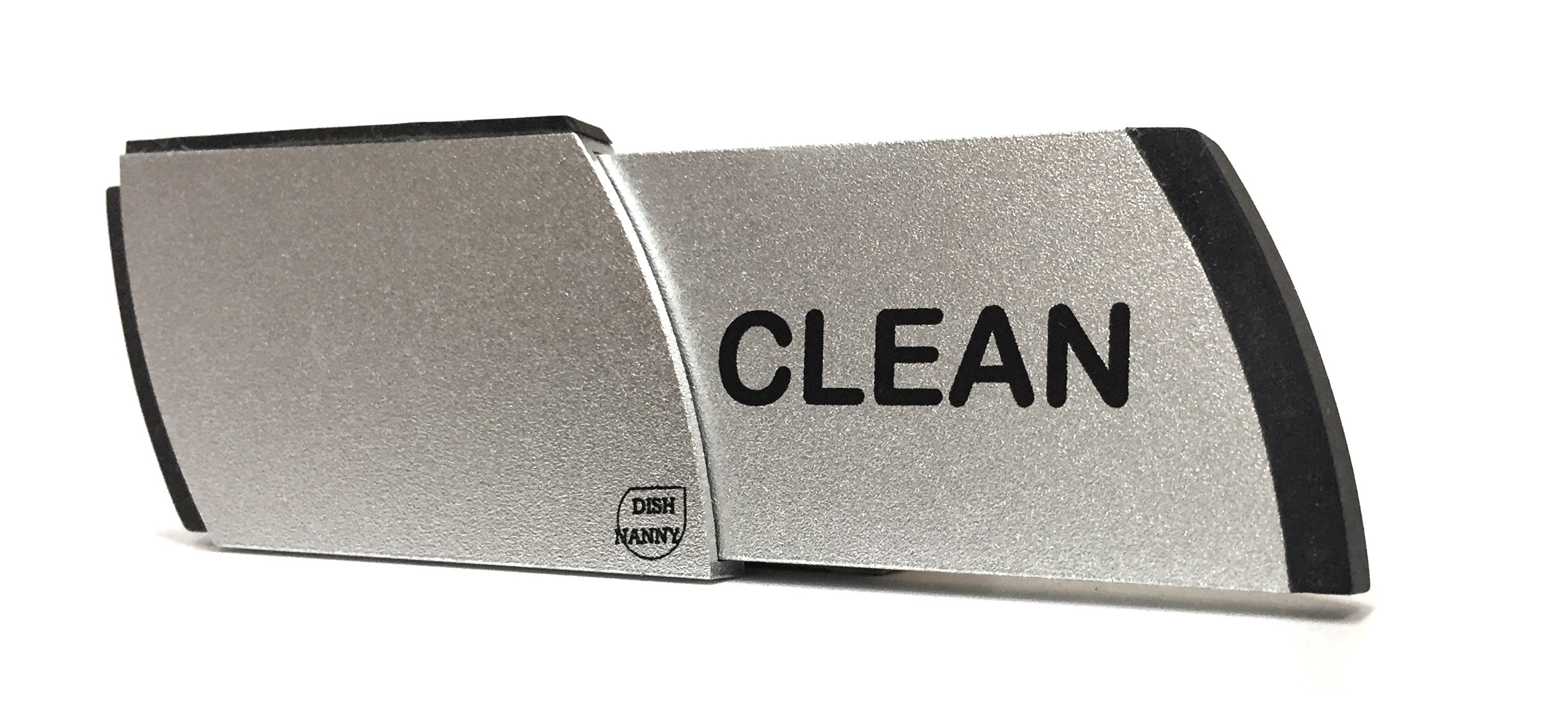 Premium Metal Dishwasher Magnet Clean Dirty Sign | Contemporary Stainless Indicator - Kitchen Gadgets for All Dishwashers, Home or Office Organiz