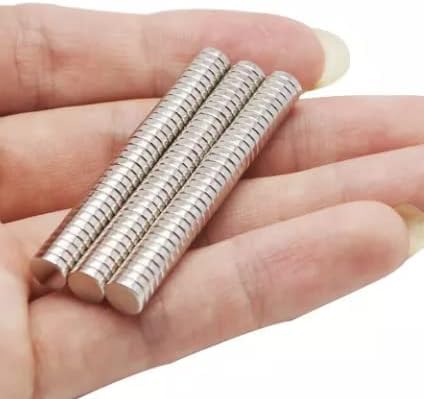 30 Pcs 5x3 mm Fine Clutter Small Magnets | Heavy Duty Magnets Fridge | Button Magnets | Small Magnets for Crafts | Mini Magnet | Small Circle Magnets | Bulk Magnets for Collars Whiteboard