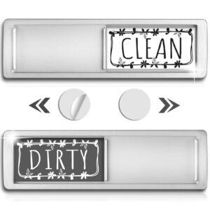 dishwasher magnet clean dirty sign, stylish dirty clean dishwasher magnet - easy to read clean dirty magnet for dishwasher, strong magnetic dishwasher clean dirty sign, home decor kitchen sign magnets