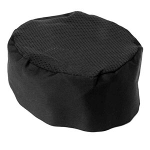 chefs hat breathable mesh top skull cap adjustable size 21.6"-24.8"
