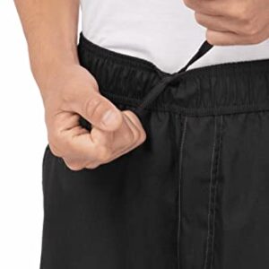 Chef Works Men's Cool Vent Baggy Chef Pants, Black, Medium