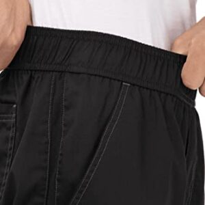 Chef Works Men's Cool Vent Baggy Chef Pants, Black, Medium