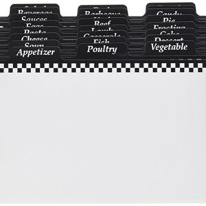 4-by-6-Inch Recipe Box Dividers