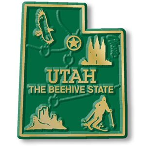 Original U.S. State Magnet Set by Classic Magnets, 51-Piece Vintage Magnet Set, Collectible Souvenirs Made in The USA