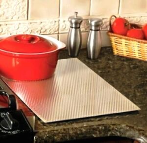 insulated non skid kitchen counter protection mat/liners - choose size (17" x 14")