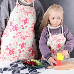 S SENHE Matching Aprons for Kids and Adults,2 PCS Aprons for Women & Kids Aprons,Perfect Mommy and Me Kitchen Cooking Apron