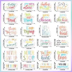 24 Pieces Inspirational Fridge Magnets Locker Magnets for Girls Motivational Quotes Magnets Cute Refrigerator Magnets for Classroom Whiteboard School Car Office Accessories (Cute)