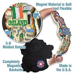 United States Jumbo Country Map Magnet by Classic Magnets, Collectible Souvenirs Made in The USA