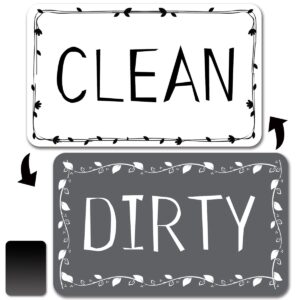 dishwasher magnet clean dirty sign for kitchen organization and storage double sided reversible clean dirty magnet for dishwasher