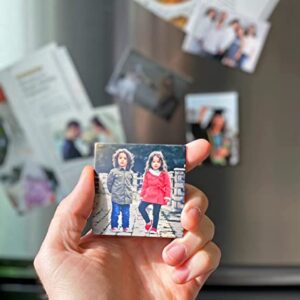 Custom Fridge Magnet 2x3 Inch or 2.5x2.5 Inch Personalized with Photo, Logo and Text Travel Gift Souvenir Photo Magnet (1)