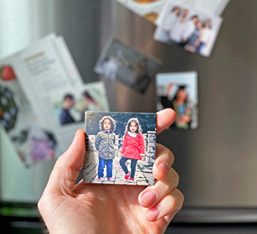 Custom Fridge Magnet 2x3 Inch or 2.5x2.5 Inch Personalized with Photo, Logo and Text Travel Gift Souvenir Photo Magnet (1)