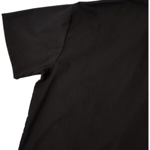 Chef Code mens Kitchen Basic Uniform Cook Shirt, Black, Large US