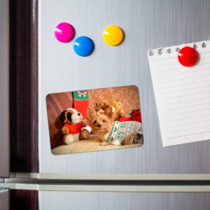 Your Square Custom Magnet | Square Magnetic Photo for Home School Office Kitchen Fridge Special Decoration | Save Your Best Personalized Picture Magnets | INKL Free Photo Upscaler