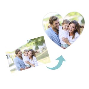 Customized Picture Magnet Heart Shape Personalized Photo Fridge Magnets Add Your Image Text Logo, Kitchen Office Whiteboard Locker Refrigerator Magnets Travel Gift Souvenir Home Decoration