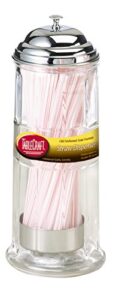 tablecraft straw dispenser, includes straws