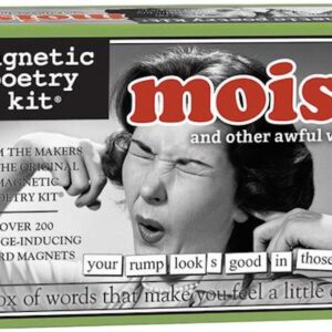 Magnetic Poetry - Moist Kit - Uncomfortable Words for Your Refrigerator - Write Poems and Letters on The Fridge - Made in The USA